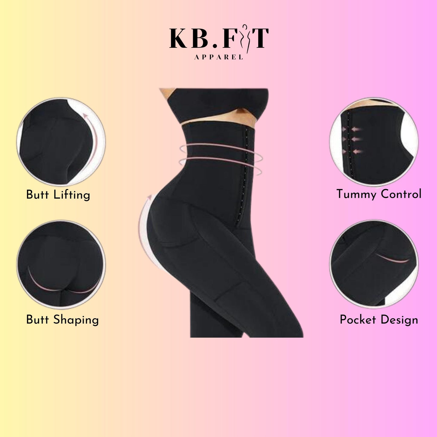 Super High-Waist Shapewear Leggings