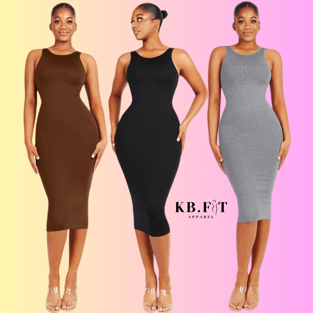 Seamless Shaping Midi Dress