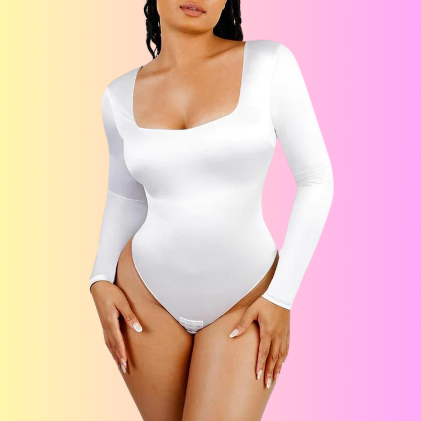 Sleek Long-sleeve Shaping Bodysuit