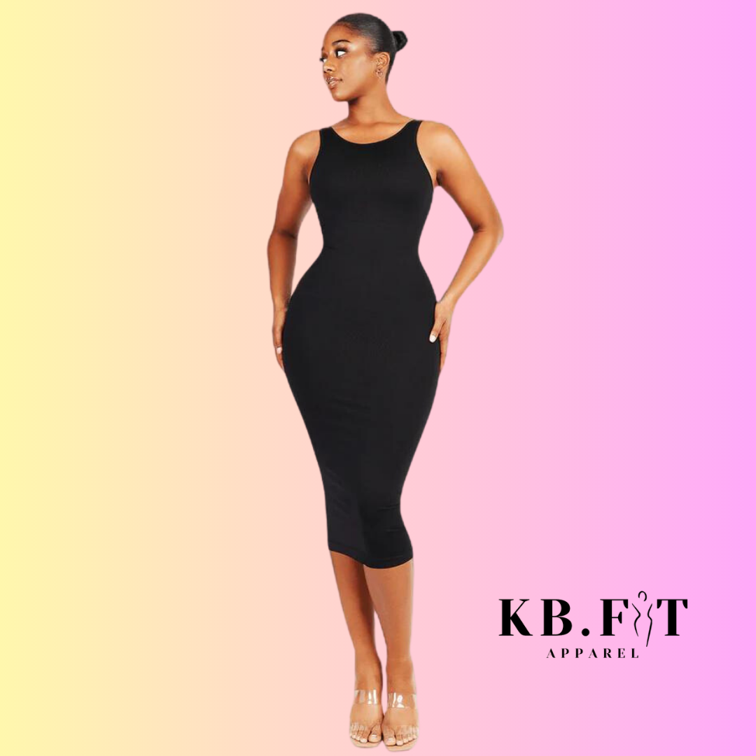 Seamless Shaping Midi Dress