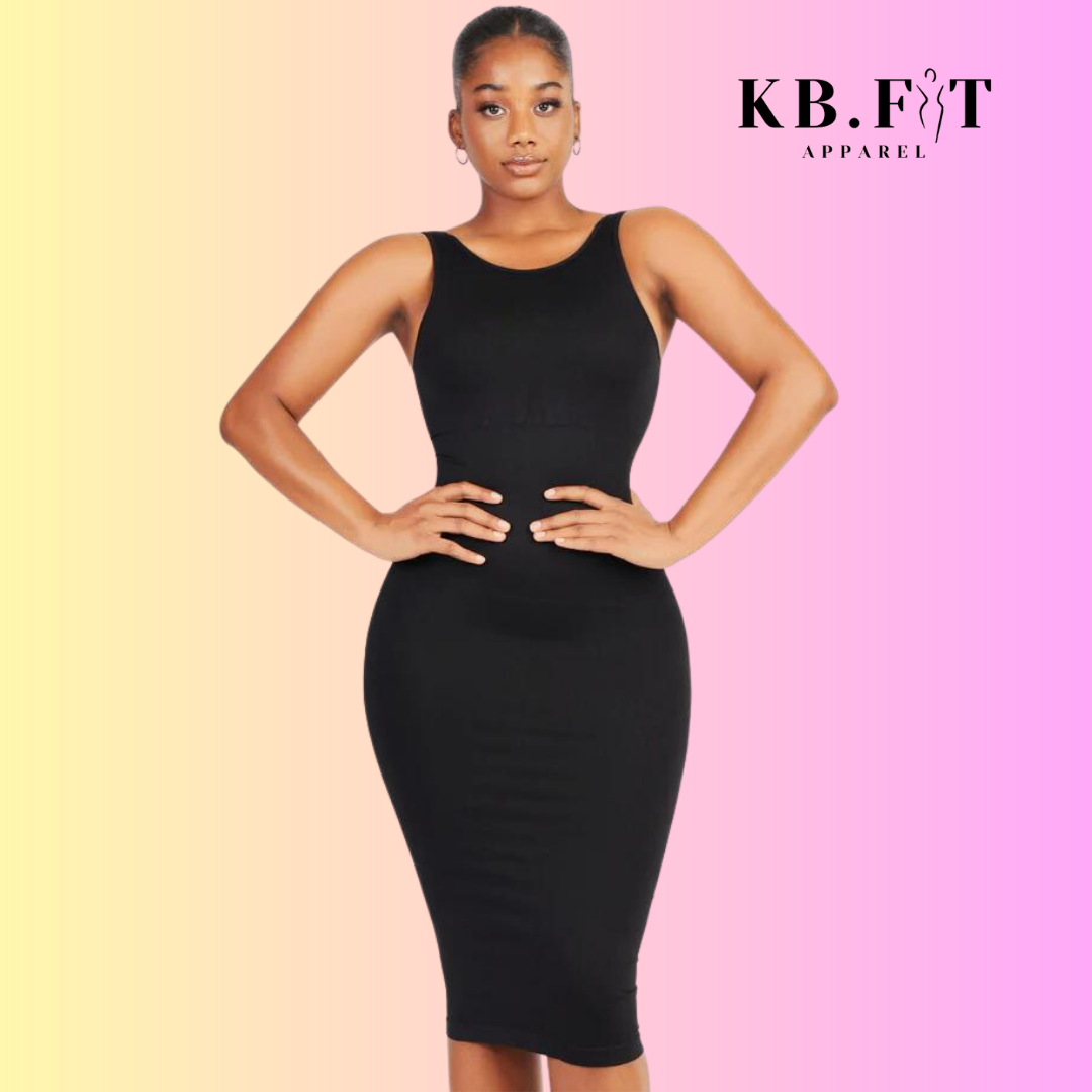 Seamless Shaping Midi Dress