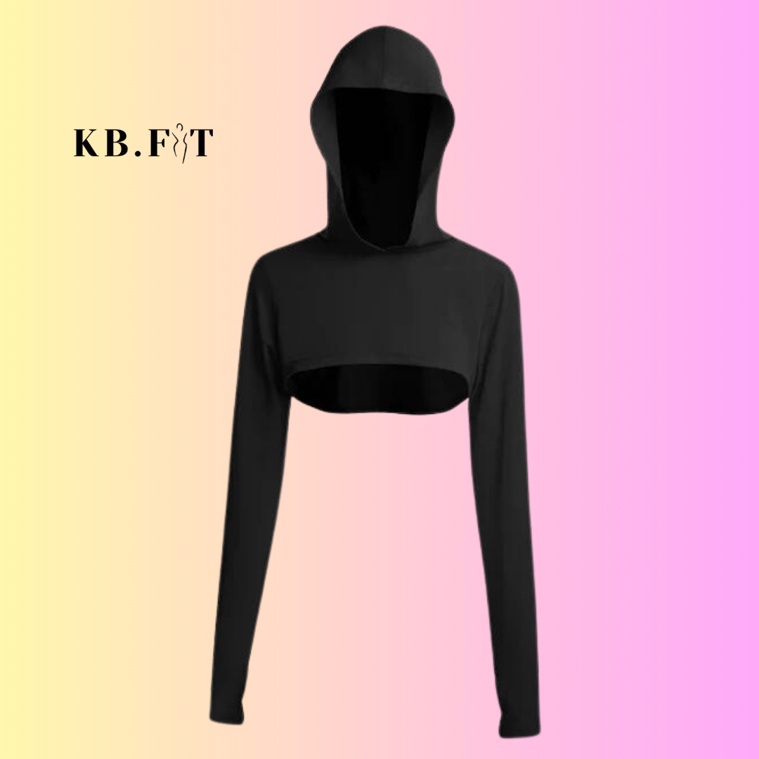 Hooded Crop Pullover