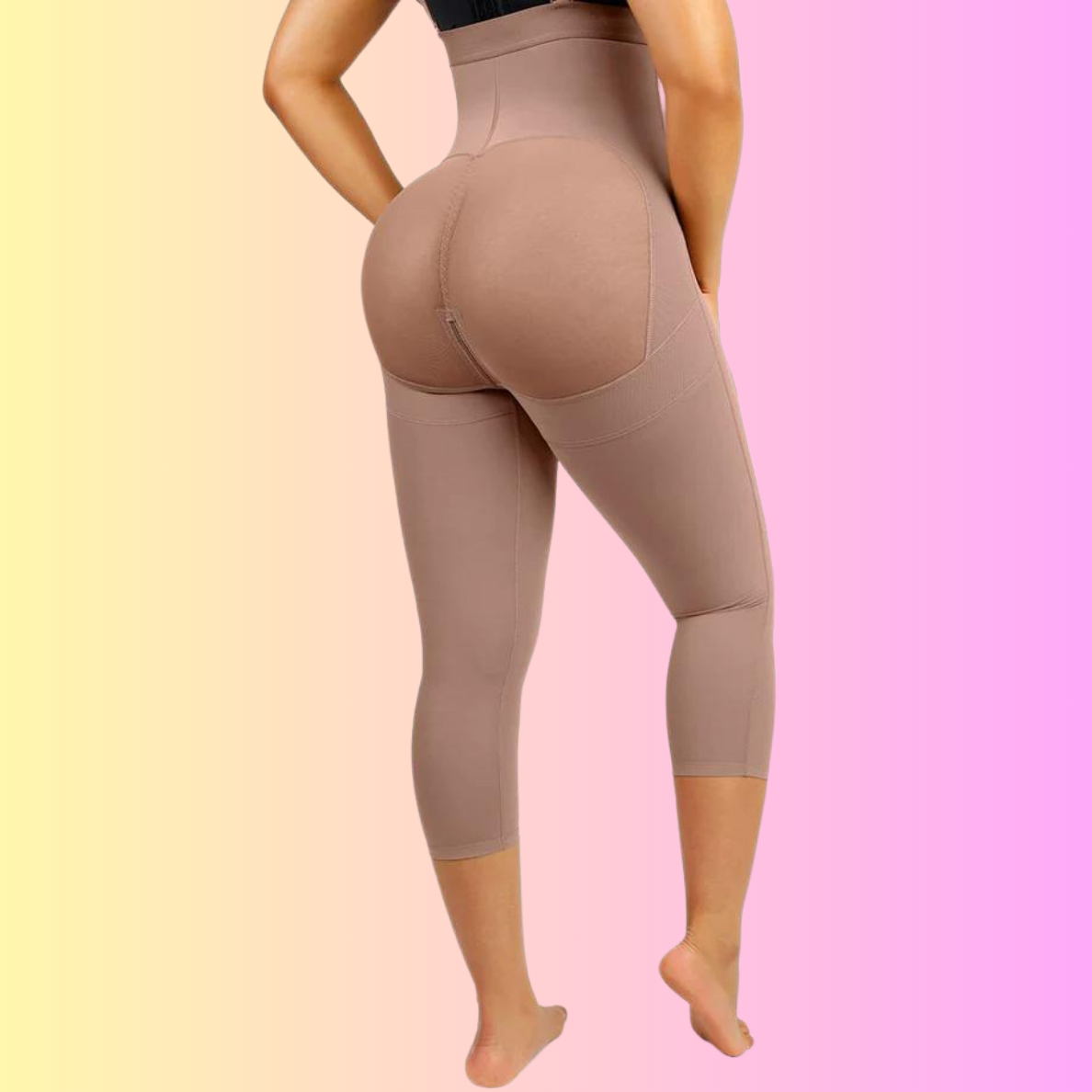 Latex Open Bust Tummy Control Shapewear